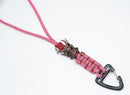 Samurai Cat Pink Cream ID Lanyard