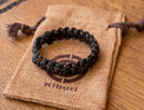 Spotted Black Honeycombe Bracelet