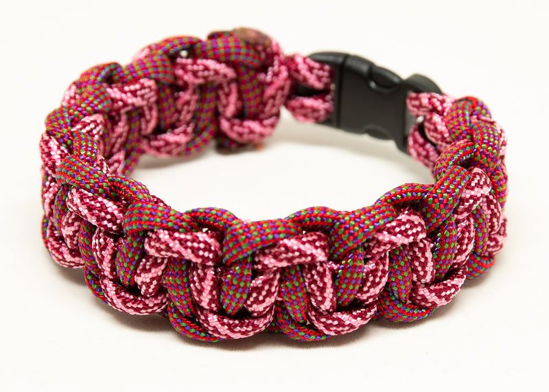 Pink Marshmallow Ladder Bracelet