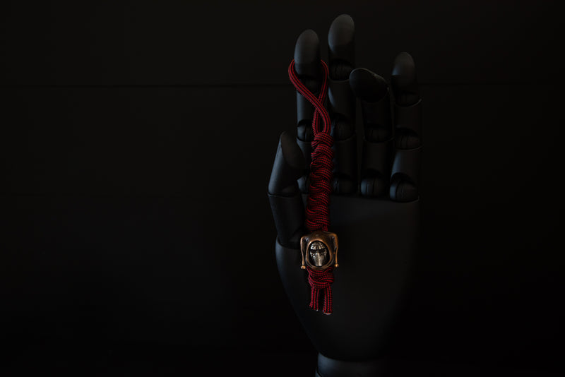 Mortal Masked Red Lanyard